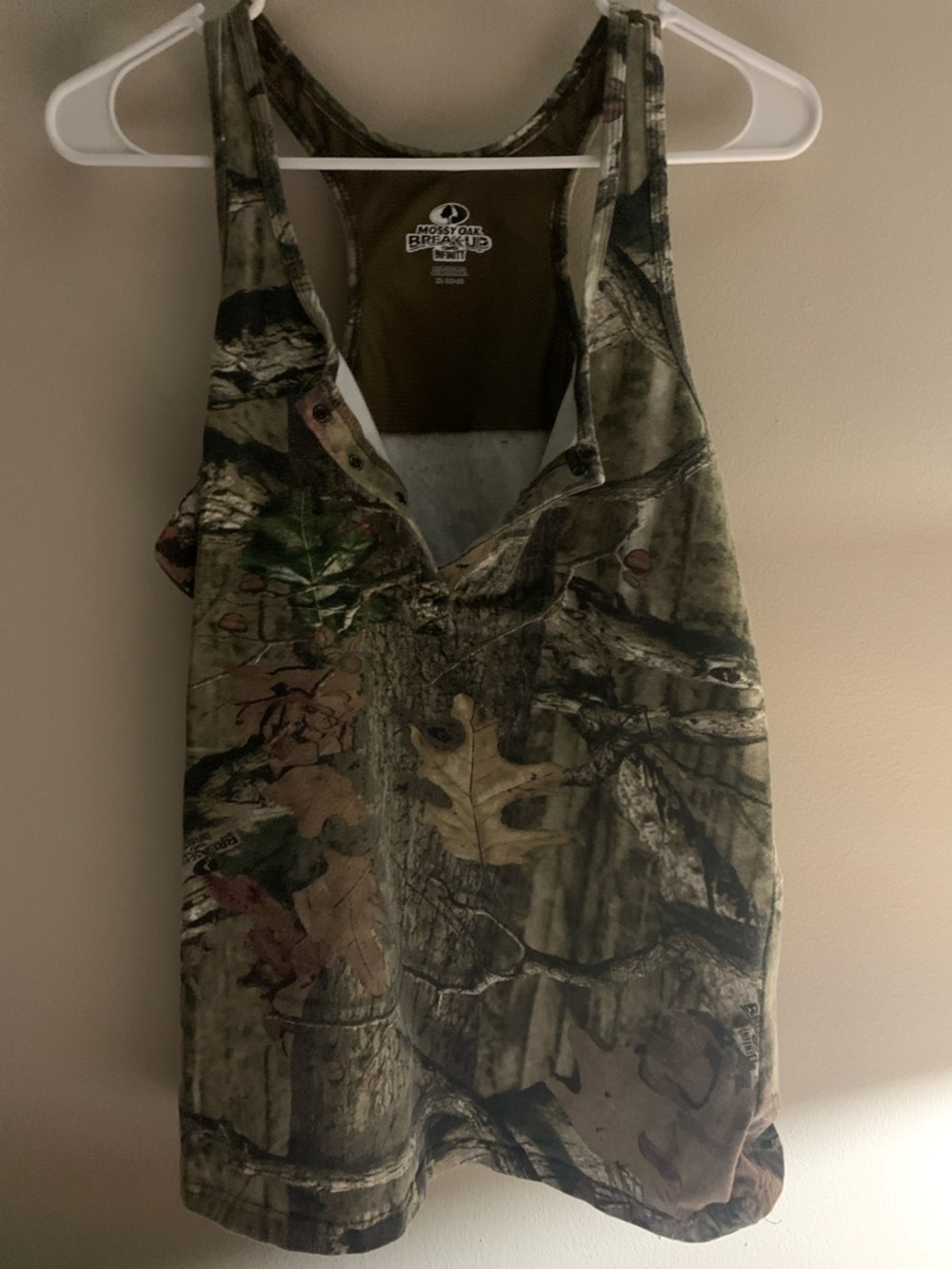 Mossy Oak Camouflage Utility Tank Top in Green and Brown